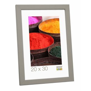 Деревянная рамка S40R 20x28 см серо-бежевая