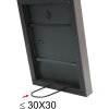 Деревянная рамка S40R 13x13 см темно-серая