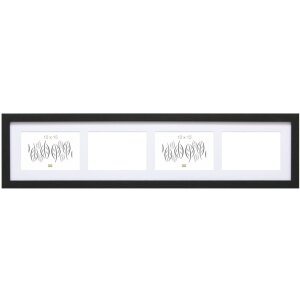 Деревянная рамка для галереи S66KC4 черная 4 фото 13x18 см