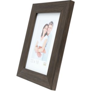 Deknudt Kunststoffrahmen S42P bronze 40x50 cm Faserstruktur