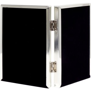 Deknudt Doppelrahmen Lilie Silber 13x18 cm für 2 Fotos Hoch- oder Aufstellung