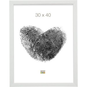 Kunststoffrahmen S41VF1 weiß Struktur 10x10 cm