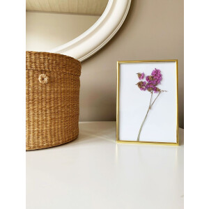 Металлическая рамка S58MS золото 15x20 см узкий молдинг