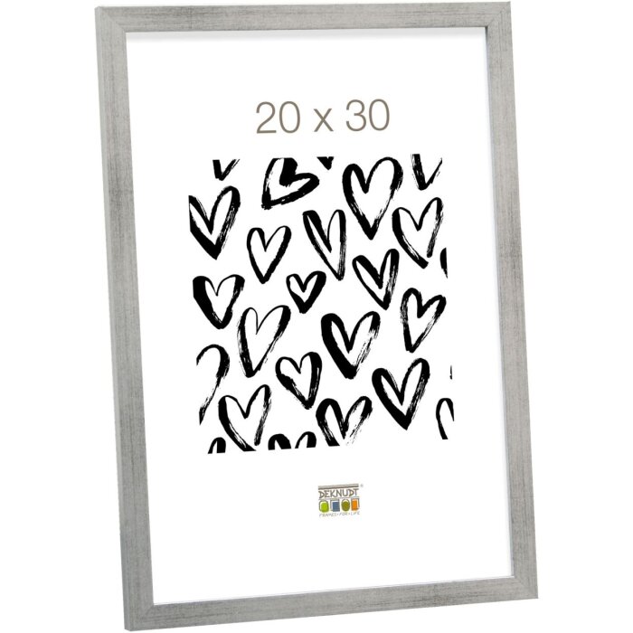 Деревянная рамка S43AD1 серебро 20x30 см