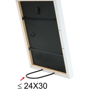 Bilderrahmen schwarz-weiß Holz 15,0 x20,0 cm S43AL