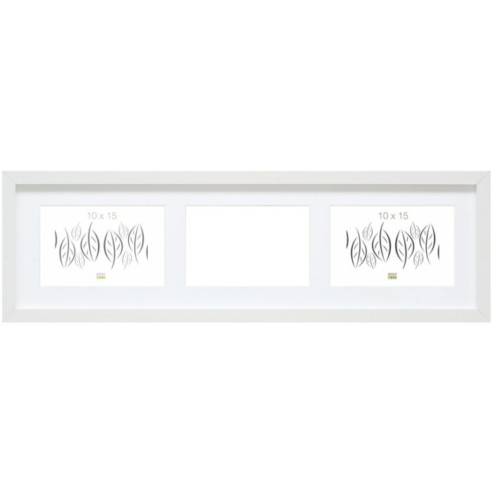 Рамка для галереи Deknudt S66KC6 белая 3 фото 10x15 см