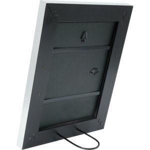 Deknudt Holzrahmen S43RE 20x30 cm weiß - Silberkante