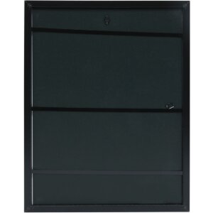 Kunststoffrahmen S42JD 30x40 cm schwarz