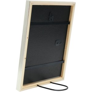 Holzrahmen S41J Deknudt 21x29,7 cm silber