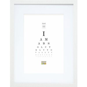 Деревянная рамка Deknudt S66KF1 белая 18x24 см