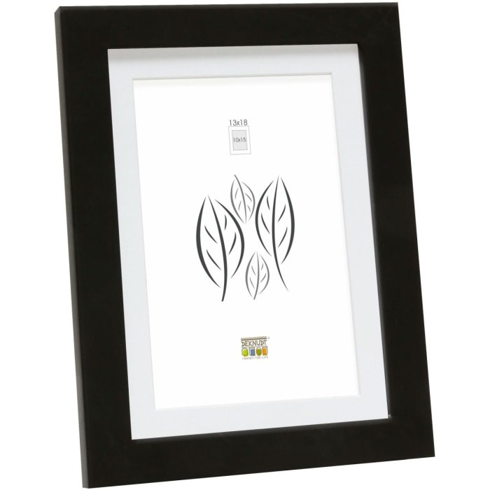 Деревянная рамка S66KF2 черная 18x24 см