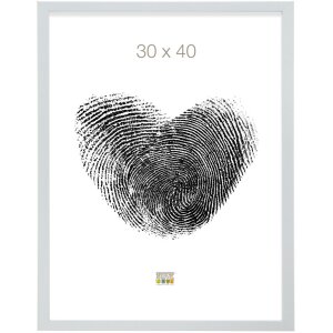 Деревянная рамка Deknudt MDF S44C 30x40 см серебро