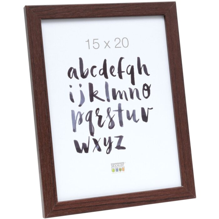 Деревянная рамка Deknudt MDF S44C 10x15 см темно-коричневая