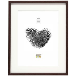 Holzrahmen S40A dunkelbraun 40x60 cm - 30x45 cm