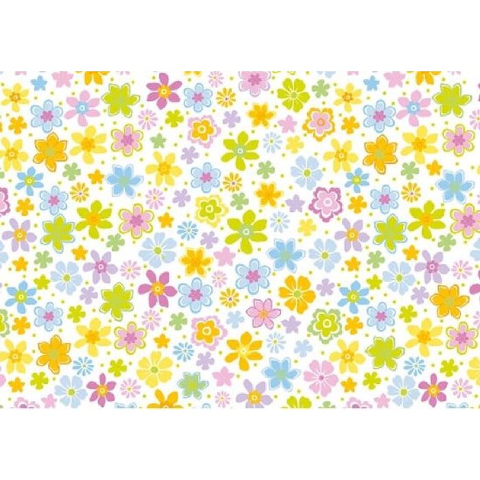 Арт-уровень подарочная бумага 50x70 см с мотивом «ковёр с цветами»