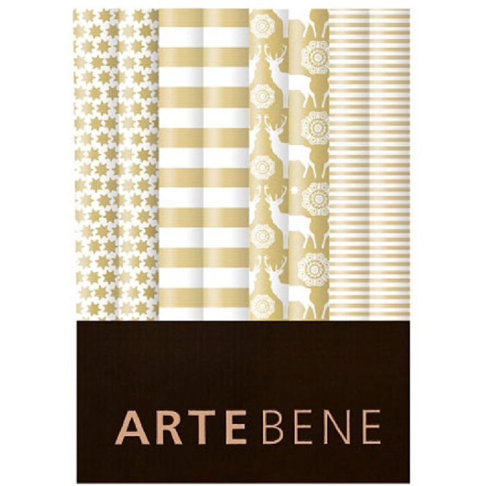 Artebene Geschenkpapier Sterne 70x200 cm Rolle