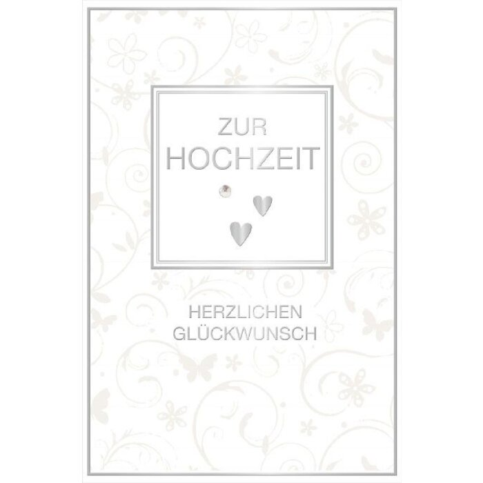 Карта Artebene для свадьбы с ветвями и бабочкой в конверте