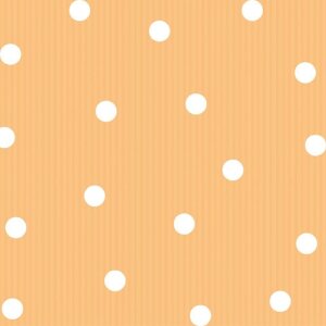 Салфетки бумажные 33x33 см точки полоски абрикос