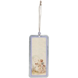 Clayre & Eef Dekoanhänger mit Engeln 6x8 cm...