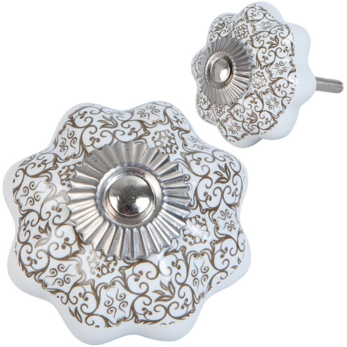 Dekor braun weiß (63420)