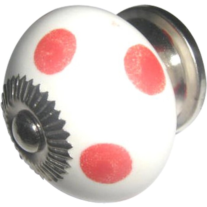 Точки белый красный (60296)