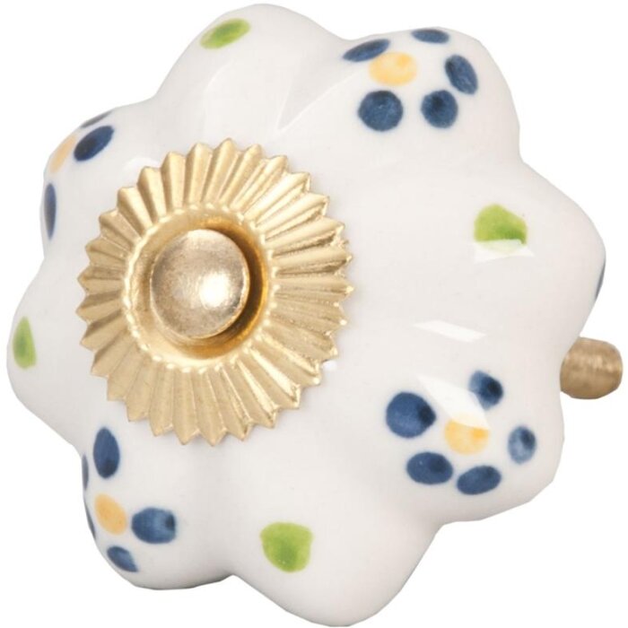 Цветы белые разноцветные (61847)