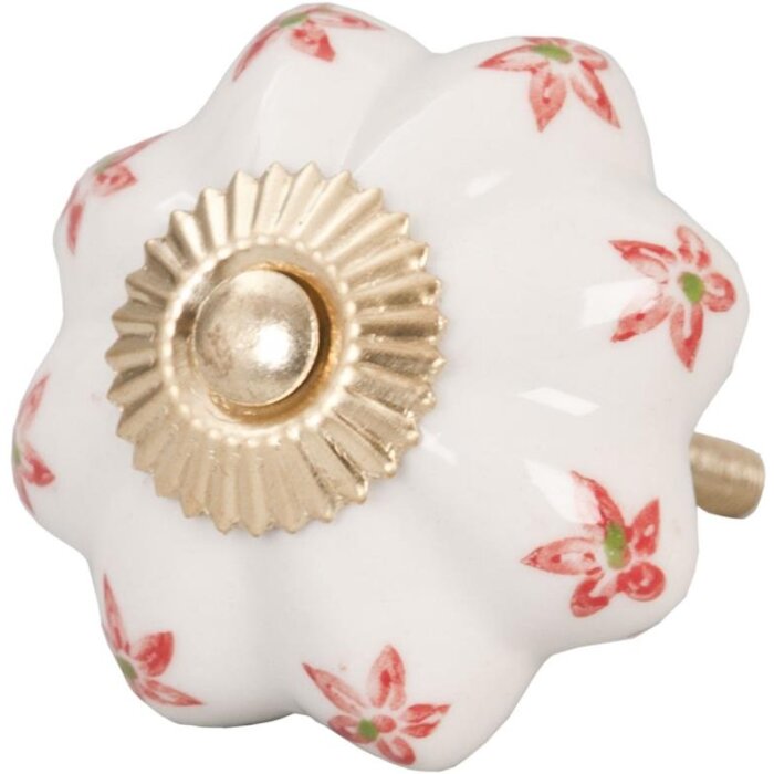 Цветы бело-красные (61852)