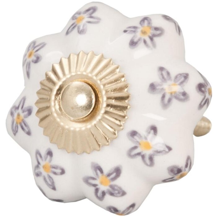 Цветы бело-фиолетовые (61857)