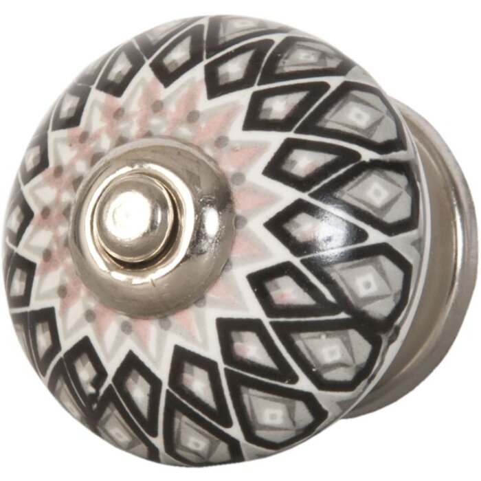 Мандала черно-серая (62561)