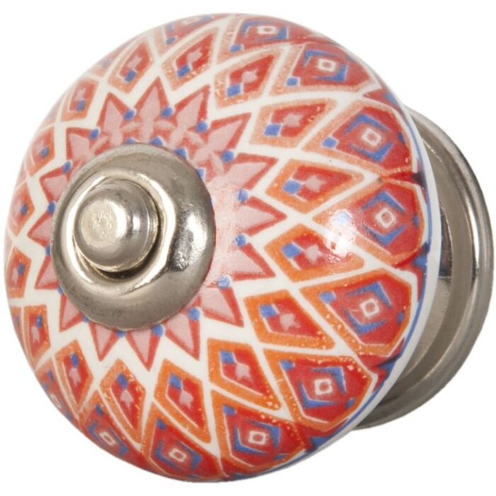 Мандала красно-оранжевая (62562)