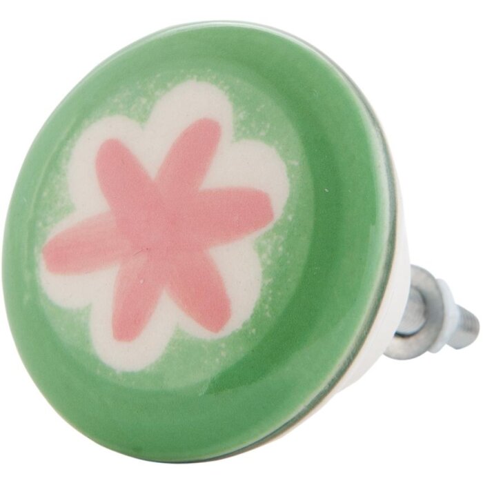 Цветок зелено-красный (63084)